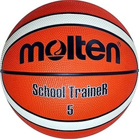 Molten BG5-ST - Pallone da basket, colore arancione (orange/ivory), dimensione 5