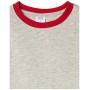 Amazon Essentials - Felpa girocollo, da ragazzo, Light Grey Heather Colorblock, US L (EU 134-140 CM)