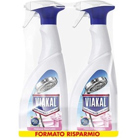 Viakal Detersivo Anticalcare Spray Fresco Profumo, Maxi Formato 2 Pezzi da 700 ml