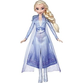 Hasbro Frozen Hasbro Disney Elsa Fashion Bambola con Capelli Lunghi e Abito Blu, Ispirata al Film Frozen 2, Multicolore, E6709ES