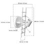HAWEE Humanoid Creativo Lampada da Parete Interno Applique da Parete Moderna Lampada a Muro Applique Candelabro Max 60W E27 per 