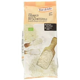 Fior Di Loto Farina Di Riso Integrale - 375 g, Senza glutine