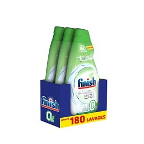 Finish Gel 0% Ecolabel Detergente per Lavastoviglie 900 ml - Confezione da 3