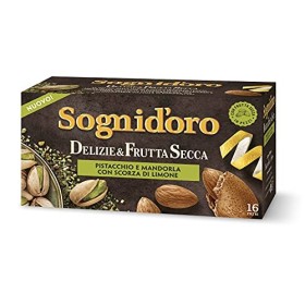 Sogni Doro Tisana Delizie&Frutta Secca Pistacchio e Mandorla con Scorza di Limone 16 Fl - 40 Gr