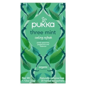 Pukka Three Mint Tisana, Confezione da 20 Filtri