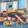 Ariete Maker Piastra elettrica per Crepes, 1000 W, Antiaderente, Rosso