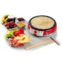 Ariete Maker Piastra elettrica per Crepes, 1000 W, Antiaderente, Rosso