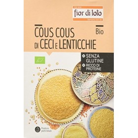 Fior di Loto Cous Cous di Ceci e Lenticchie Rosse Bio - 3 Pezzi