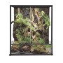 Rettili Planet Alluminio Elegance Terrario per Rettile 30 x 30 x h 45 Nero