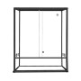 Rettili Planet Alluminio Elegance Terrario per Rettile 30 x 30 x h 45 Nero
