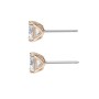 Swarovski Orecchini Attract, Bianco, Placcato Color Oro Rosa