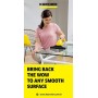 Kärcher WV 1 Plus - Aspiragocce a Batteria, Capacità Serbatoio 100 ml, Resa per Carica 18 Finestre, Ampiezza di Lavoro 250 cm,
