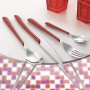 Amefa ECLAT 24 Pezzi Posate, Rosso