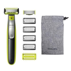 Philips OneBlade QP2630/30, Rasoio Elettrico Face + Body, Utilizzo Wet&Dry, Include 1 Lama Viso, 1 Lama Corpo e 5 Pettini