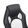 Songmics Poltrona Girevole da Ufficio, Direzionale, Ergonomica, Bianco