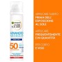 Garnier Ambre Solaire Spray Viso Protettivo IP 50 Advanced Sensitive, Protezione Alta, 75 ml
