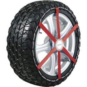 Michelin 92301 Catene da neve in tessuto Easy Grip H12, ABS e ESP compatibile, TÜV/GS e ÖNORM, 2 pezzi