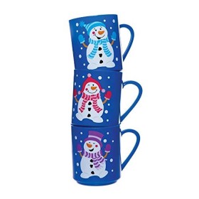 Tazze Pupazzo di Neve Baker Ross (confezione da 4) - Attività Creative Festive, Viola