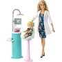 Barbie- Carriere Dentista Playset con Due Bambole, Sedia Operatoria e Accessori, FXP16