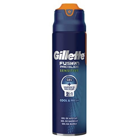 Gillette Fusion Proglide Gel da Barba per Pelli Sensibili Ocean Breeze - 170 ml