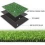 uyoyous, prato artificiale per giardino, prato in plastica, erba arrotolabile, prato in plastica, prato artificiale (1 m x 10 m)
