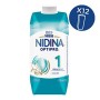 Nestlé Nidina OPTIPRO 1 HM-O Latte Liquido per Lattanti (dalla nascita), 12 Brick da 500 ml