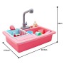 deAO Lavello da Cucina Elettronico Lavandino Giocattolo per Lavare i Piatti Accessorii da Cucina per Bambini Set Giochi di Imita