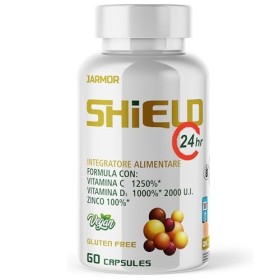 Jarmor Vitamina C 1000mg Integratore | Vitamina D 2000 UI | ZINCO Alto Dosaggio 60 Capsule Vegan