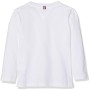 Tommy Hilfiger Boys Basic CN Knit L/s Maglietta, Bianco (Bright White 123), 140 (Taglia Produttore: 10) Bambino