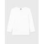 Tommy Hilfiger Boys Basic CN Knit L/s Maglietta, Bianco (Bright White 123), 140 (Taglia Produttore: 10) Bambino