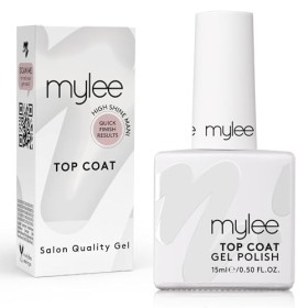 Mygel by Mylee Top Coat per Smalto gel semi-permanente 10 ml UV/LED soak off nail art manicure pedicure per uso professionale e 