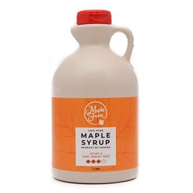 MapleFarm - Puro sciroppo d'acero Canadese. Grado A, Dark - 1 Litro - Pure maple syrup - sciroppo per pancake - sciroppo per waf