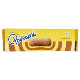 Pavesi Pavesini Biscotto Leggero al Gusto Caffè per Colazione o Gustoso Break - 8 pacchetti - 200 g