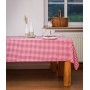 FILU tovaglia Rosso/Bianco a Scacchi, 140 x 220 cm (Colore e Dimensioni selezionabili), 100% Cotone