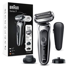 Braun Series 7 70-S4200cs Rasoio Elettrico Barba Senza Fili con Testina Completamente Flessibile, Base di Ricarica, Rifinitore d