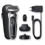 Braun Series 7 70-S4200cs Rasoio Elettrico Barba Senza Fili con Testina Completamente Flessibile, Base di Ricarica, Rifinitore d