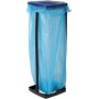 Top Star 235177 Supporto per Sacco della Spazzatura da 120 L con Coperchio a 3 Altezze, Plastica, Colori Assortiti, 28x32x87 cm,