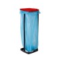 Top Star 235177 Supporto per Sacco della Spazzatura da 120 L con Coperchio a 3 Altezze, Plastica, Colori Assortiti, 28x32x87 cm,