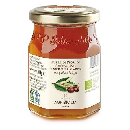 Agrisicilia Miele Di Castagno Da Agricoltura Biologica - 300 g