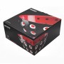 Guzzini Contenitore Le Murrine, Nero/Bianco/Rosso, Ø25 x h11 cm