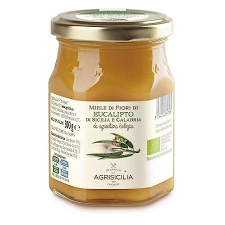 Agrisicilia Miele Di Eucalipto Da Agricoltura Biologica - 300 g