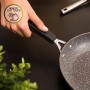 KASANOVA Padella New Petra Dark - Padella Antiaderente per Tutti i Piani Cottura - ø 26 cm