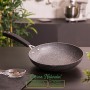 KASANOVA Padella New Petra Dark - Padella Antiaderente per Tutti i Piani Cottura - ø 26 cm
