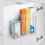 mDesign Organizer cucina autoadesivo AFFIXX – Portaoggetti da parete – Mensola cucina per carta stagnola, pellicola o sacche