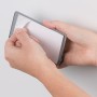 mDesign Organizer cucina autoadesivo AFFIXX – Portaoggetti da parete – Mensola cucina per carta stagnola, pellicola o sacche