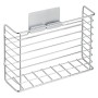 mDesign Organizer cucina autoadesivo AFFIXX – Portaoggetti da parete – Mensola cucina per carta stagnola, pellicola o sacche