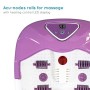 HoMedics Idromassaggiatore Plantare, Massaggiatore per Piedi con Controllo Riscaldamento, Schermo LED, Rulli di Acu-Nodi, Massag