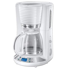 Russell Hobbs Inspire Macchina del caffè Americano, 1100 W, 1.25 Litri, Cromato, Bianco