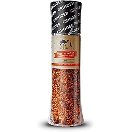 Grinder Gigante Macina Condimento per Barbecue Dolce e Affumicato con grinder macina spezie da 245g/8.6oz. La Silk Route Spice C