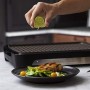 George Foreman 25850-56 Smokeless BBQ Grill, Niente Fumo per utilizzo in casa, Piastra e Vassoio Lavabili in Lavastoviglie, 1350